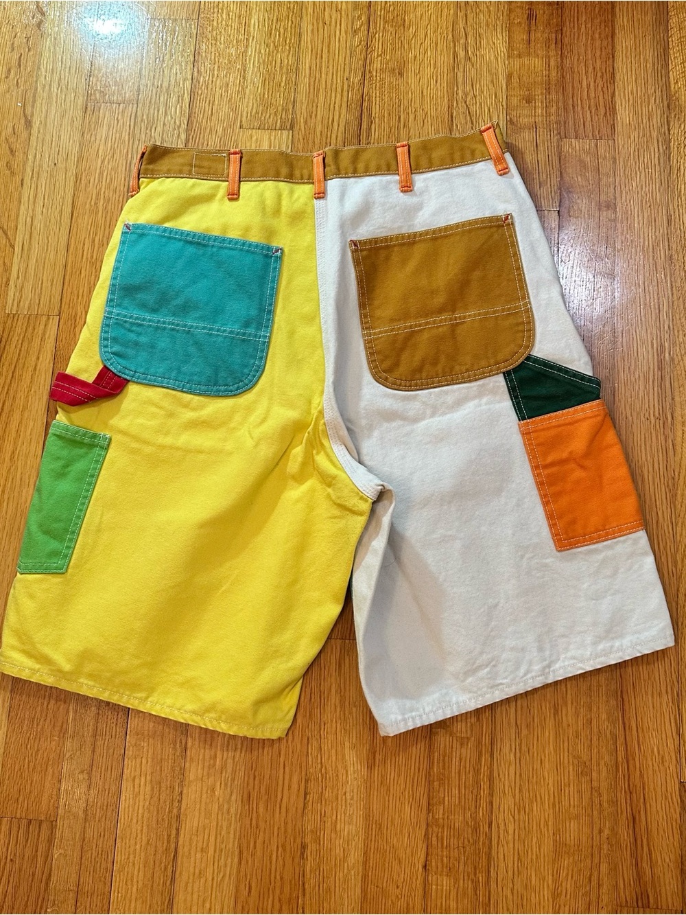 Orslow Japanese brand  painter shorts Mix  milticolor size S (@) - Picture 2 of 8
